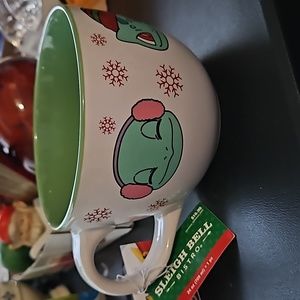 Pokemon Christmas Ceramic mug soup 24 Ounce NEW Winter pikachu squirtle gift